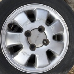 【受け渡し中】タイヤ・アルミホイール　155/65/R13の画像