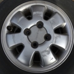 【受け渡し中】タイヤ・アルミホイール　155/65/R13の画像