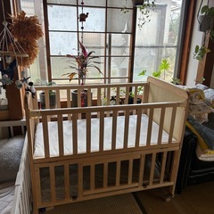 ベビーベッド 布団の画像