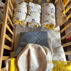 ベビーベッド 布団の画像