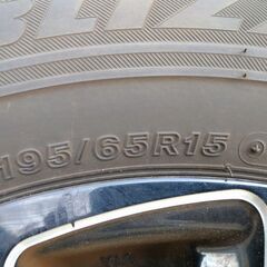 スタッドレス　タイヤホイルセット　４本　セレナで使用していました。の画像