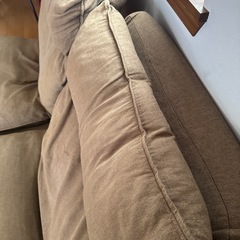 無印良品　2シーターリクライニングソファの画像