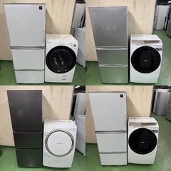 超特価🉐設置まで対応　大型冷蔵庫　ドラム式洗濯機 セットの画像