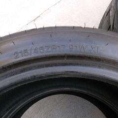 夏タイヤ　215/45/17　4本セットの画像