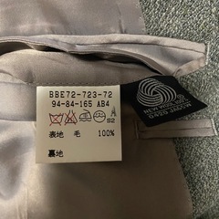 【T00027】Burberrys（バーバリーズ）2Bテーラードジャケット　94-84-165　AB4　ウール100%　古着の画像