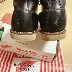 レッドウイングRED ＷING 8179廃盤　黒レザー　ホワイトソールの画像