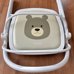 　美品　折りたたみ豆イス　カトージの画像
