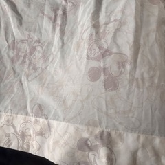 Disney ミッキーマウス チェック カーテンセット ディズニー ベルメゾンの画像