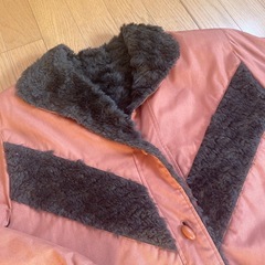 【クリーニング済み】日本製　フリーサイズ 暖かいアウターの画像