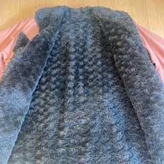 【クリーニング済み】日本製　フリーサイズ 暖かいアウターの画像