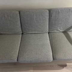 モモナチュラル ブランドソファ 3人掛けの画像