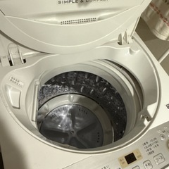 SHARP 電気洗濯機 ES-GE5C-Wの画像