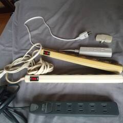 延長コード　電源タップ　２M４口　５M３口　３M１口　３M ３口　２M５口　２M６口　１M４口　９setの画像