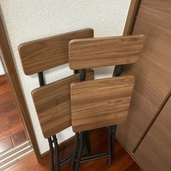 ニトリ　折り畳みチェアの画像