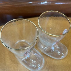 昭和レトロ　キリンビール　ブーツ型グラスの画像