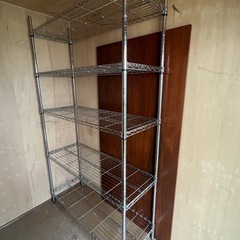 メタルラック5段2台の画像