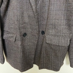 チェック柄 テーラードジャケットの画像