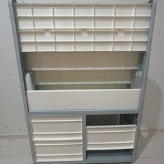 絵本棚 アニマル 絵本ラック 水色の画像