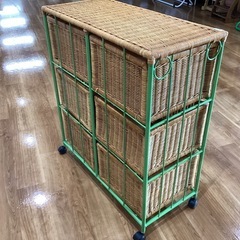 ラタンチェスト【町田市再生家具】252386の画像