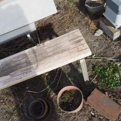 ベンチ、頑丈なベンチ、150ｘ25ｘ40の画像