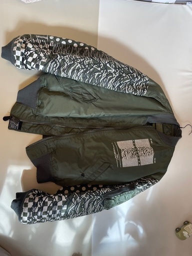 ALLAROUND MA-1ジャケット オリーブグリーン