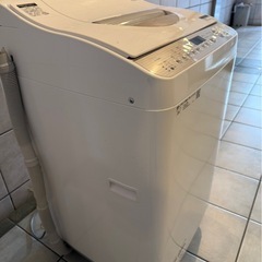 SHARP 5.5キロ洗濯機　ES-T5EBK-N 2021年製の画像