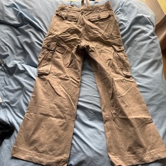 abercrombie カーゴパンツ サイズ14 ベージュの画像