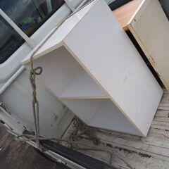 カラーBOX、２段、４４ｘ２９ｘ６０、白の画像