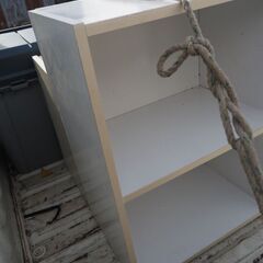 カラーBOX、２段、４４ｘ２９ｘ６０、白の画像