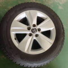 ZSU65W ハリアー純正　17Ｘ7Ｊ　ブリヂストン　BLIZZAK DM-V2　225/65Ｒ17　ミゾ有　中古　札幌白石区引き取り限定の画像