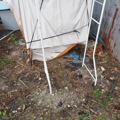 ランドリー、タオルかけ、洗濯干し、スクラップにもの画像