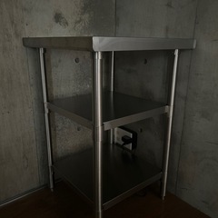 業務用　ステンレス　キッチン　作業台の画像