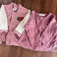 80サイズ女の子服の画像