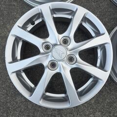 外タ２ダイハツ純正 14インチホイール 4.5j-14 100-4H +45 ハブ径54 ミラ タント ムーヴ キャスト ウェイクの画像