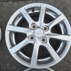 外タ２ダイハツ純正 14インチホイール 4.5j-14 100-4H +45 ハブ径54 ミラ タント ムーヴ キャスト ウェイクの画像