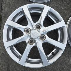 外タ２ダイハツ純正 14インチホイール 4.5j-14 100-4H +45 ハブ径54 ミラ タント ムーヴ キャスト ウェイクの画像