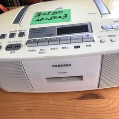 NO：5023 東芝CDラジオカセットレコーダー‼️超お買い得品❣️の画像