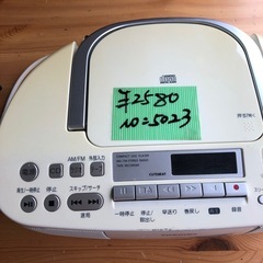 NO：5023 東芝CDラジオカセットレコーダー‼️超お買い得品❣️の画像