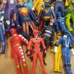 仮面ライダー、戦隊ヒーローフィギュアの画像