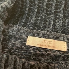ITEMS URBAN RESEARCH アーバンリサーチ ベロアモールハイネックニット FREEサイズの画像
