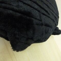 未使用/新品　、ねこ。 クッション 洗える 直径50cm 丸洗い 大きい 暖かい フロアクッション 枕 冬用 厚手 猫の手触り かわいい おしゃれ の画像