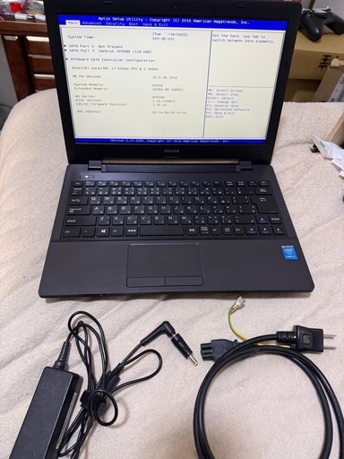 ＊受け渡し決まりました＊mouseコンピュータノートPC Corei7 メモリ16GB SSDm.2 SATA 128GB