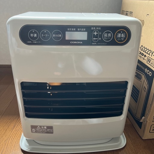 値下げしました　コロナ　ファンヒーターFH-G3222Y-W