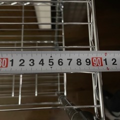 メタルラック、キャスター・ゴム足両方OK／引越し整理品の画像