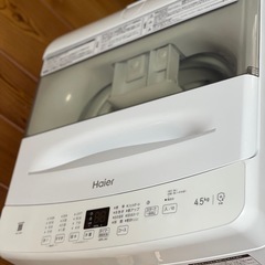 送料・設置込み可　洗濯機　4.5kg  Haier 2023年【分解クリーニング済み】の画像