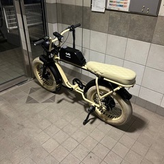 ②引き取り限定　動作品　電動アシスト自転車　カスタム　試乗可能の画像