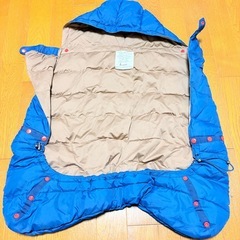 fossflakes フード付き抱っこ紐カバー　ベビーカーケープ 防寒の画像