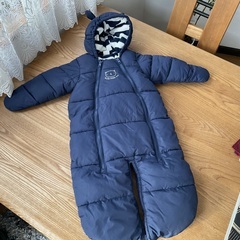 美品★可愛い2wayベビースノーコンビ★2M〜6Mh★ 65㎝の画像