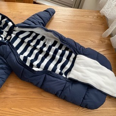 美品★可愛い2wayベビースノーコンビ★2M〜6Mh★ 65㎝の画像