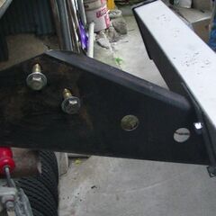 宮城県 いすゞ イスズ エルフ アルミリアバンパー ステー付き 中古品の画像